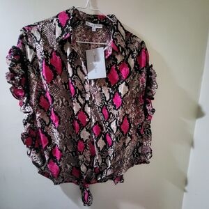 SEE AND BE SEEN NWT WOMENS S BLOUSE